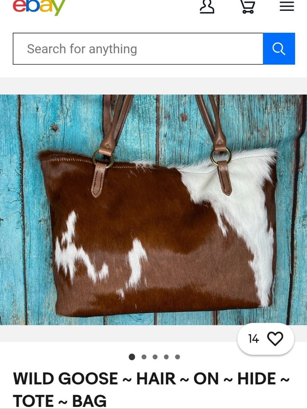 W&G Faux Fur Trim Handbag in Brown